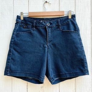 Lee Polka Dot Denim Shorts
